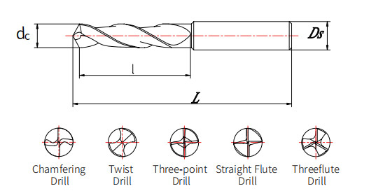 Diamond Coating Solid Carbide End-Mühlschneidwerkzeuge für Kohlenstoffstahl
