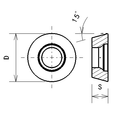 Kundenspezifische Legierung RDMW 0702 MO Carbide Inserts For Aluminum