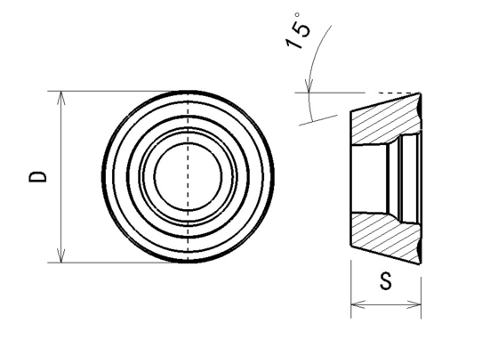 Hartmetalleinsätze ODM RDMT 1204MO-TM für CNC Prägeverarbeitung