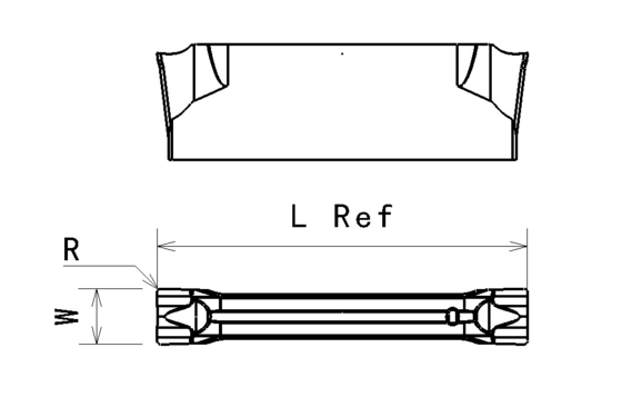Weitverbreitete Hartmetalleinsätze CMMN 300040-J für Form-Industrie